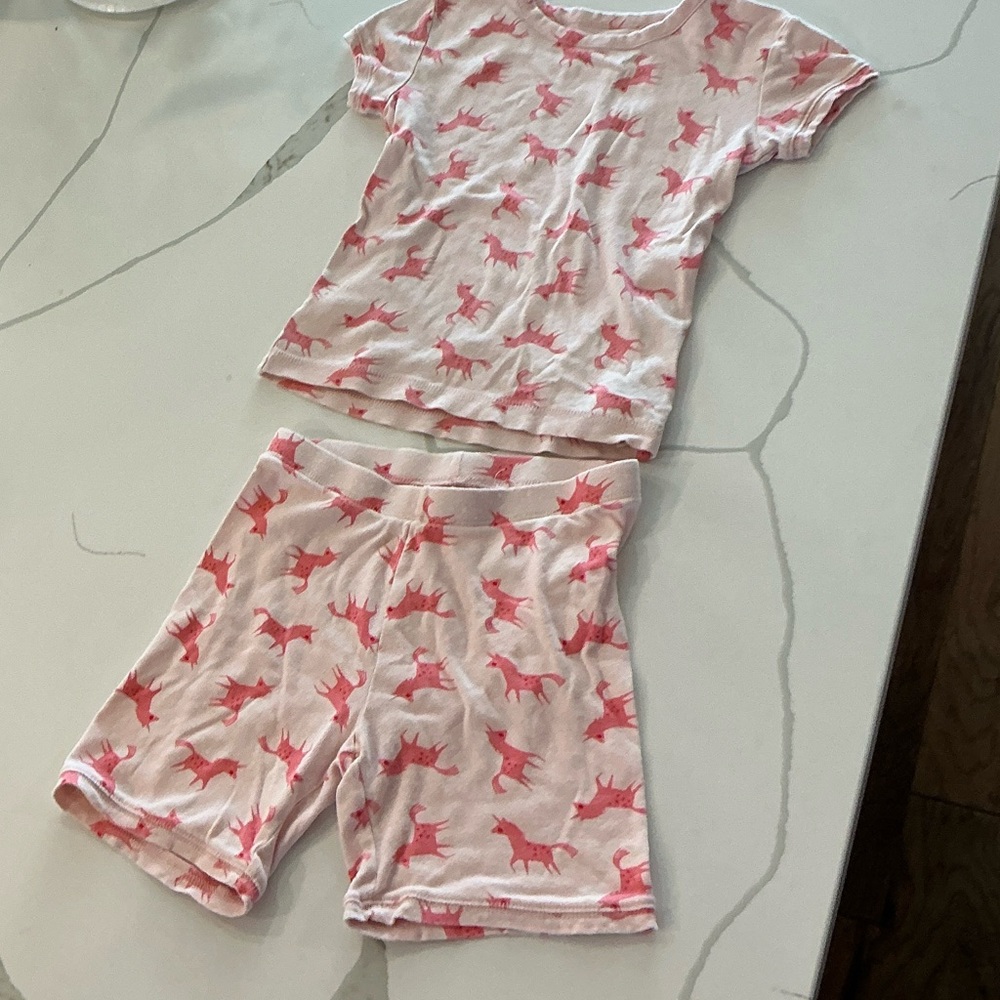 GAP Pink unicorn Kids Pajama Set